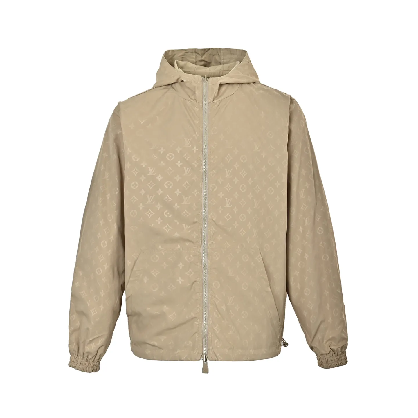 Louis Vuitton/Louis Vuitton leather stamp logo dark pattern jacquard double-sided jacket